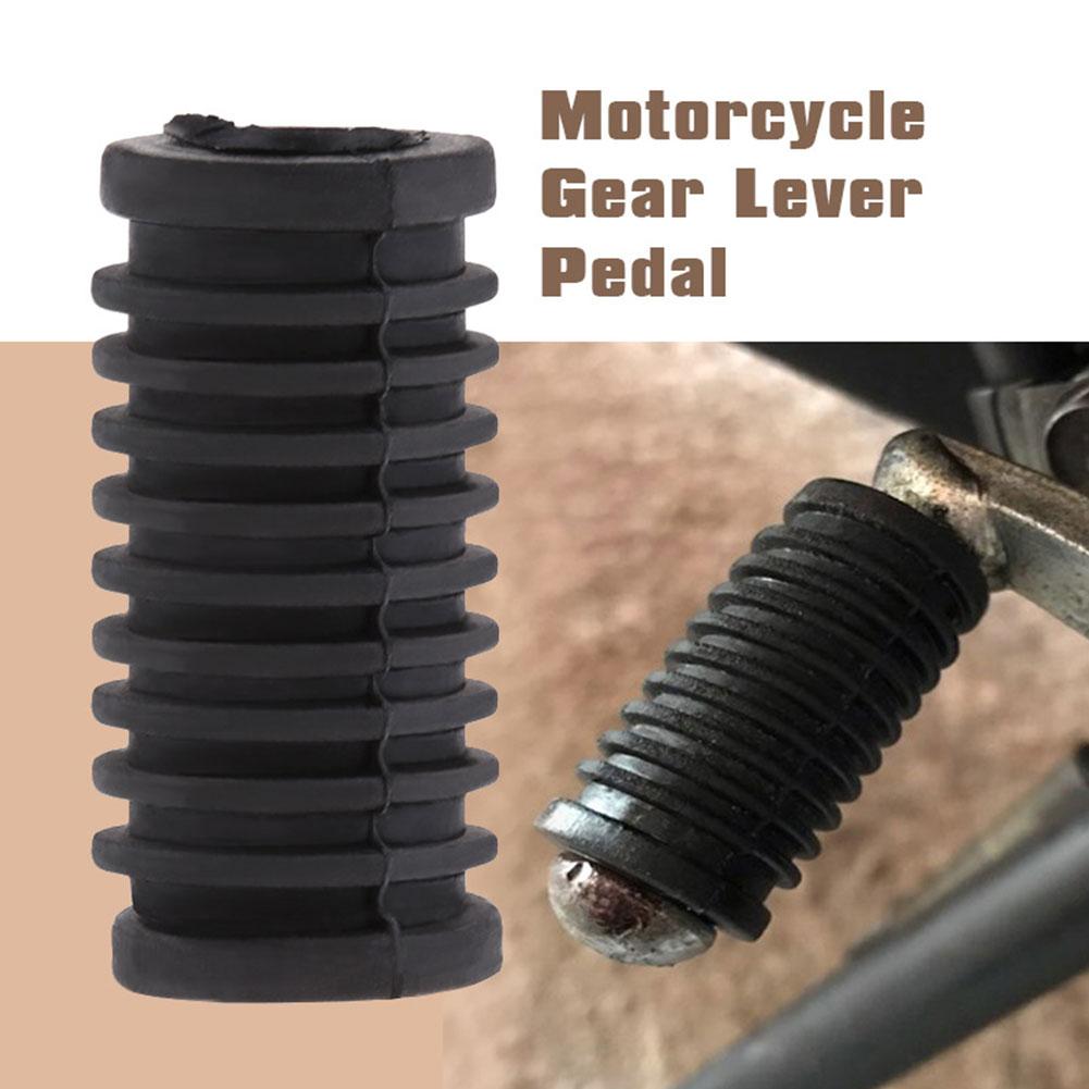 Motorcycle Gear Change - Universelle Motorrad-Schalthebelabdeckung Gummi-Schalthebel-Schuhprotektor Anti-Kratz-Fußrastenpolster Moto-Pedal-Zubehör