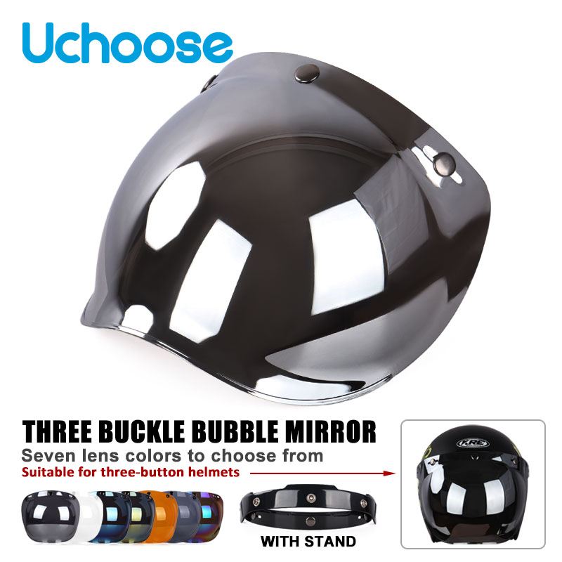Motorcycle Gear Vintage - Universal 3/4 Open Face Helm Visier