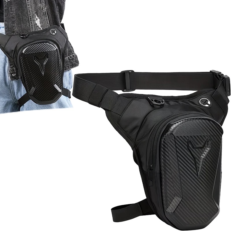 Motorcycle Gear Bundle - Motorrad-Beintasche Wasserdichte Hüfttasche Crossbody-Tasche für Fahrer