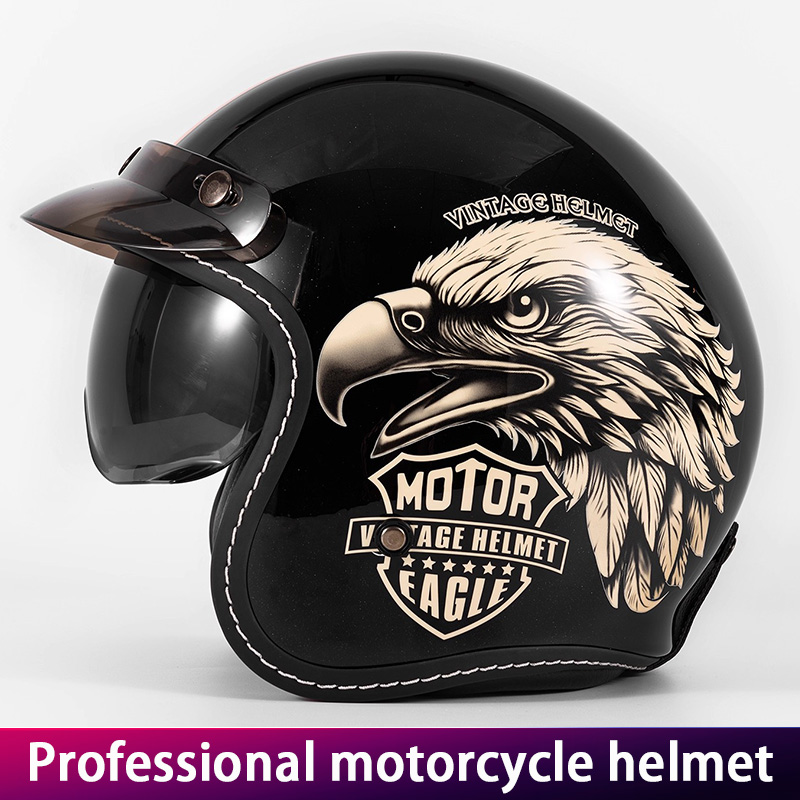 Unisex Retro Dreiviertel-Motor – Motorcycle Gear Vintage Bewertung und Preis