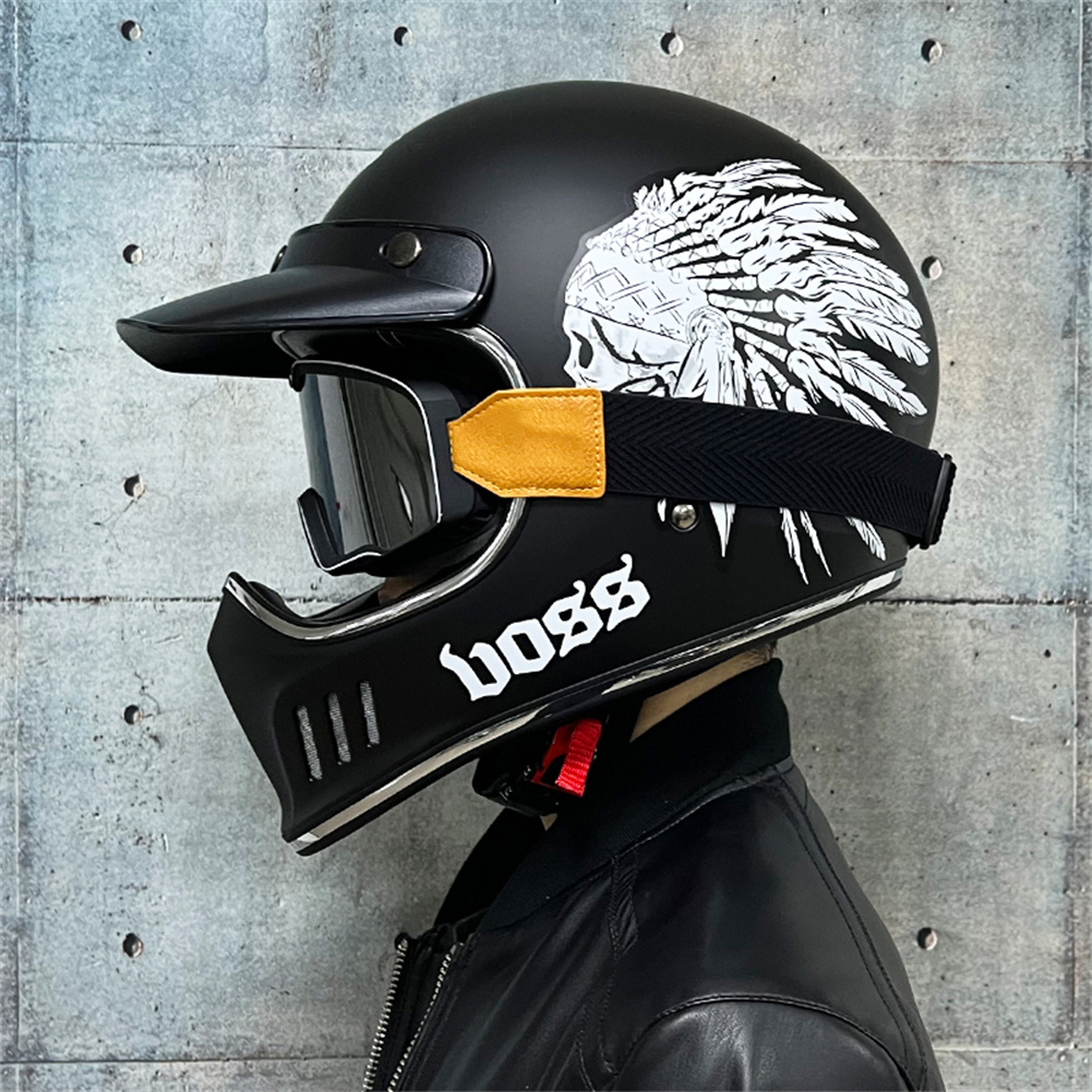 Vintage Vollvisier-Motorradhel – Motorcycle Gear Vintage Bewertung und Preis