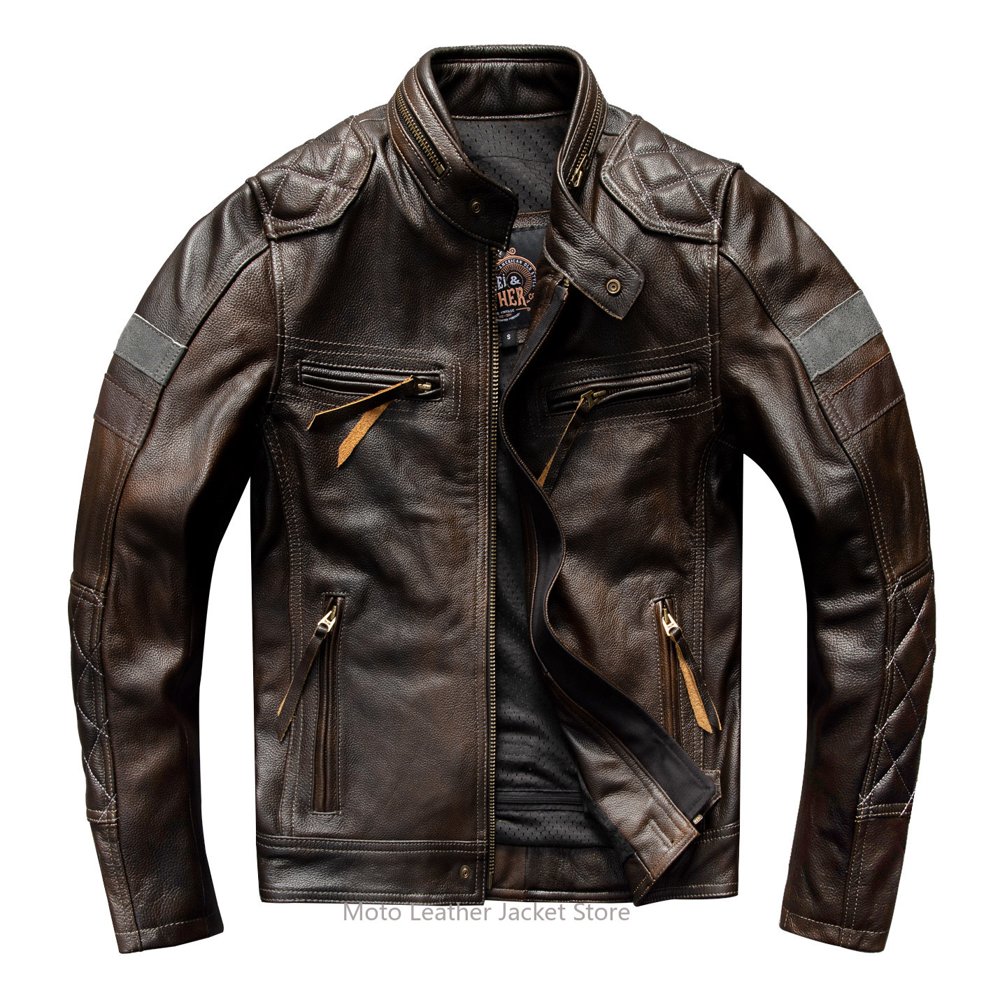 Amerikanische Vintage-Bikerjac – Motorcycle Gear Vintage Bewertung und Preis