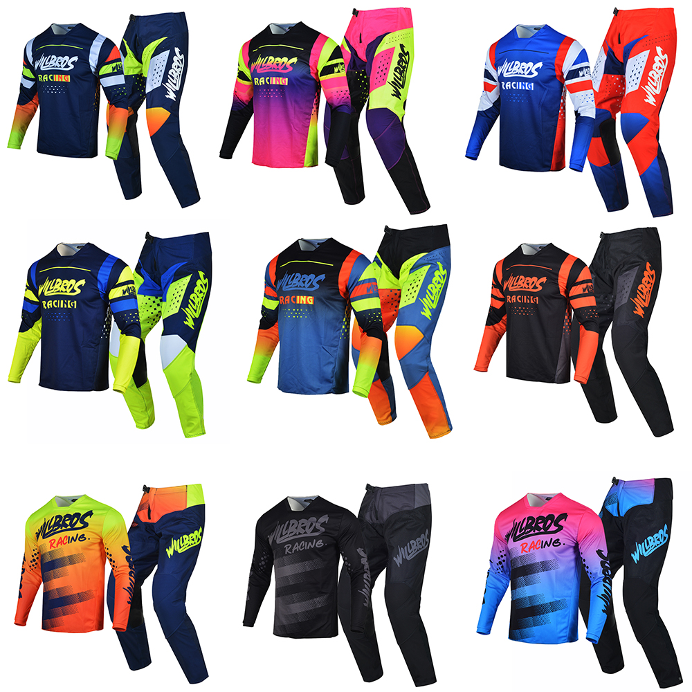 Willbros MX Racing Jersey und  – Motorcycle Gear Bundle Bewertung und Preis